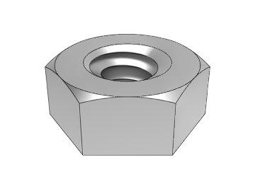 Шестигранная гайка ASME B18.2.2.1-1 (односторонняя фаска)