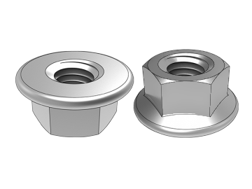 ASME B18.2.4.4M.1 Гайка с шестигранным фланцем